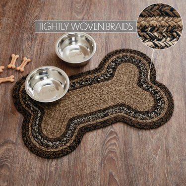 Espresso Indoor/Outdoor Medium Bone Rug 15x23 - The Fox Decor